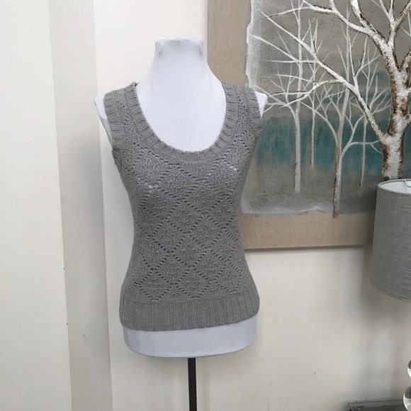 Express Beautiful Grey Sweater Vest - Picture 6 of 6